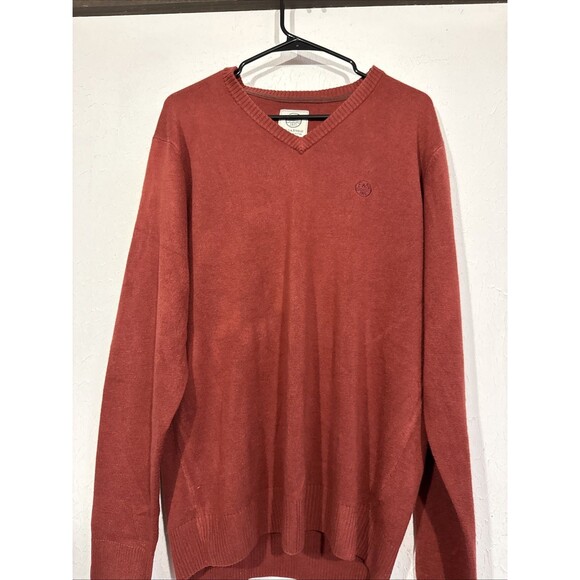 FIELD & STREAM Men’s Long Sleeve Knit Sweater Rust Men's Size Large - Picture 1 of 7